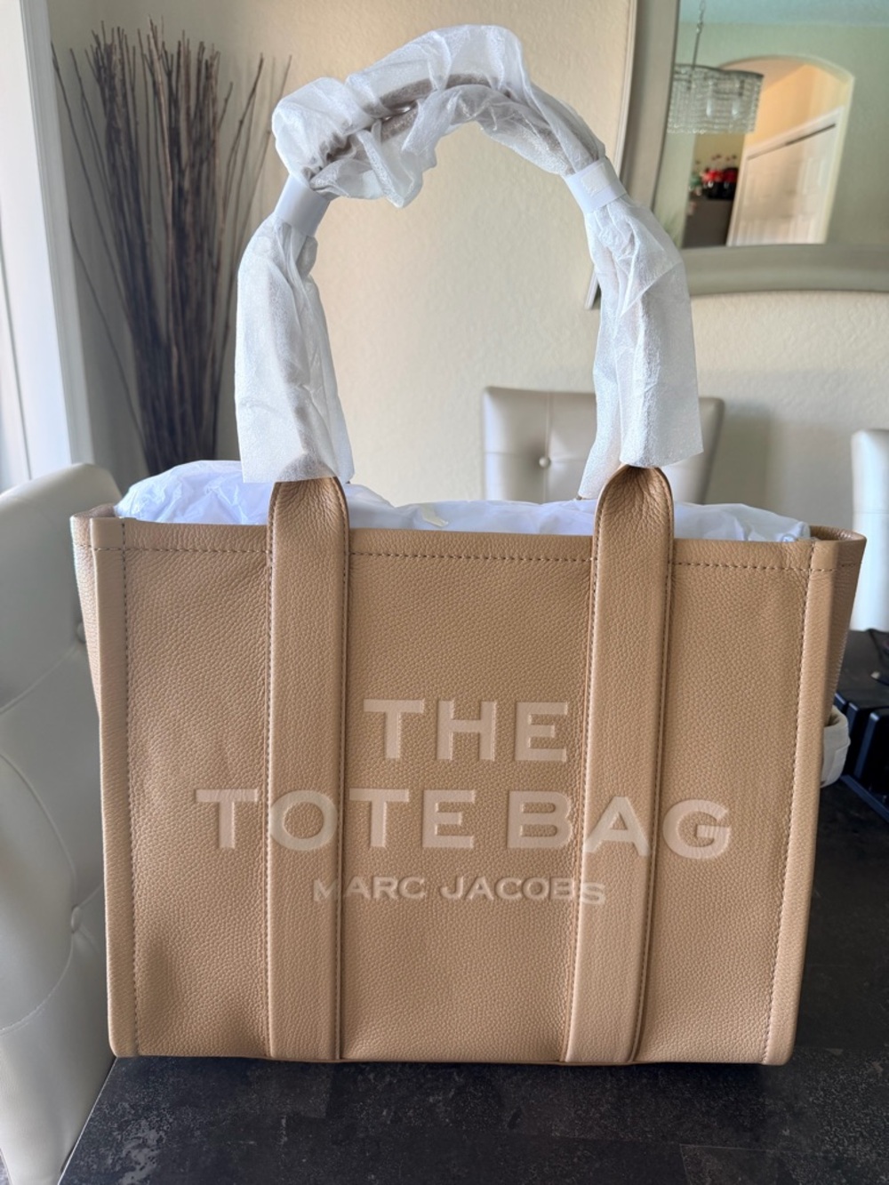 Large brand new Marc Jacobs Pebbled Beige Tote